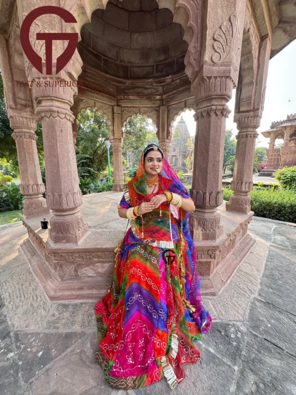 Special Rai Bandage pichrangi Rajputi Poshak