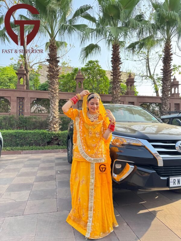New Launch Rajasthani Yellow Haldi Rajputi Poshak