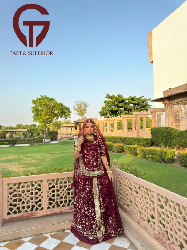 Full Heavy Humrahi Pure Rajasthani Poshak